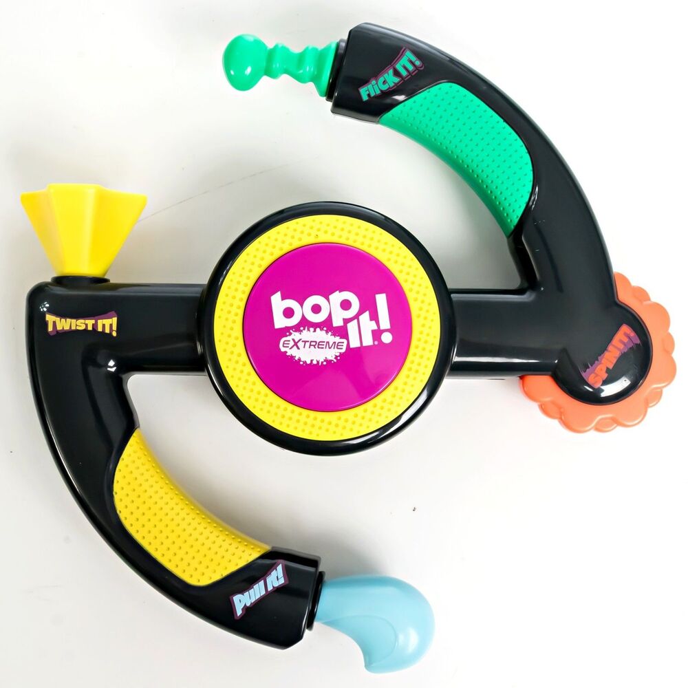 Bop It Extreme Talking Handheld Electronic Game 2022 Hasbro Used Working